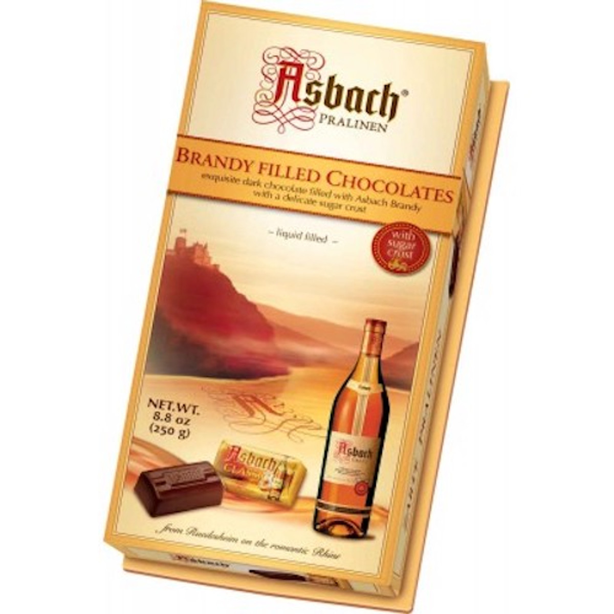 Asbach Brandy Filled Squares 8.8oz